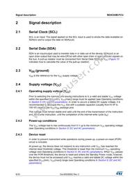 M24C64M-FCU6T/TF Datasheet Page 8