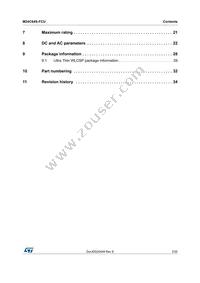 M24C64S-FCU6T/T Datasheet Page 3