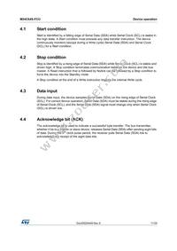 M24C64S-FCU6T/T Datasheet Page 11