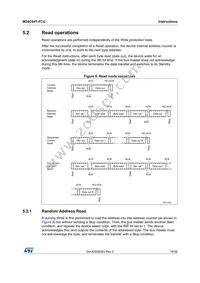 M24C64T-FCU6T/TF Datasheet Page 19