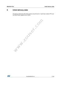 M24C64T-FCU6T/TF Datasheet Page 21