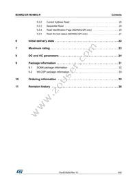 M24M02-DRCS6TP/K Datasheet Page 3