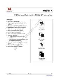 M25P05-AVDW6TP TR Datasheet Cover