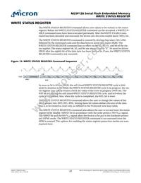 M25P128-VMFPBALT Datasheet Page 22