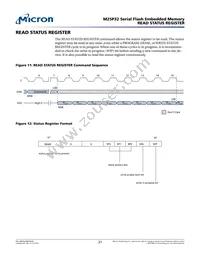 M25P32-VMW3GB Datasheet Page 21