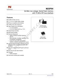 M25P64-VMF6PBA Datasheet Cover