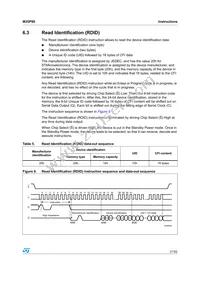 M25P80-VMW6 Datasheet Page 21