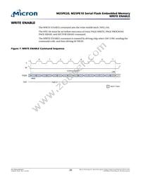 M25PE20-V6D11 Datasheet Page 20