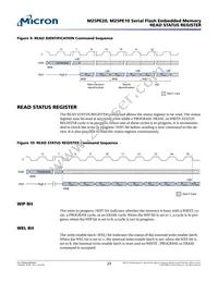 M25PE20-V6D11 Datasheet Page 23