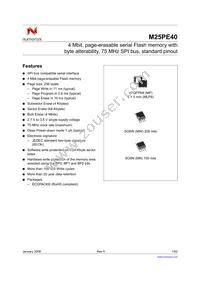 M25PE40-VMC6G Datasheet Cover