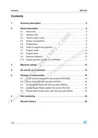M27C160-50F1 Datasheet Page 2