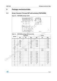 M27C160-50F1 Datasheet Page 19