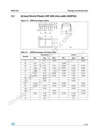 M27C160-50F1 Datasheet Page 21