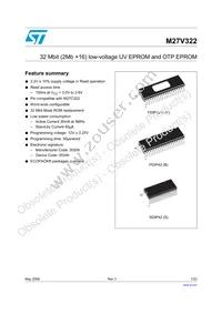 M27V322-100S1 Datasheet Cover