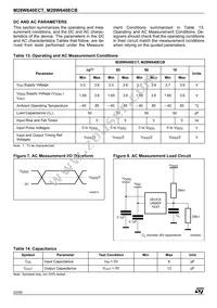 M28W640ECB90N6 Datasheet Page 22