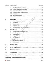 M28W640FCT70ZB6E Datasheet Page 3