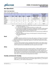 M29DW256G70NF3E Datasheet Page 19