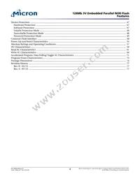 M29W128GL7AZS6F TR Datasheet Page 4