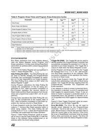 M29W160EB70ZA6 Datasheet Page 17