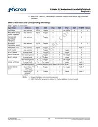 M29W256GL7AZS6F TR Datasheet Page 15