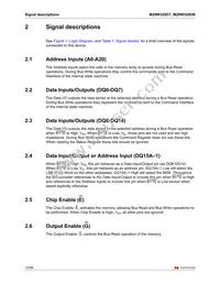M29W320DB80ZA3F TR Datasheet Page 12