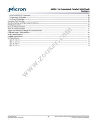 M29W640GB70ZF3F TR Datasheet Page 4