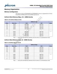 M29W640GB70ZF3F TR Datasheet Page 17