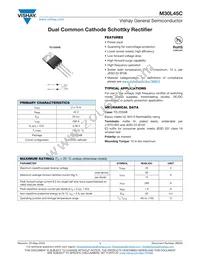M30L45C-E3/4W Datasheet Cover