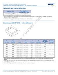 M3253502E1Z102JZMB Datasheet Page 3