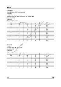 M34116B1 Datasheet Page 20