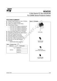 M34C02-RMB6TG Datasheet Cover