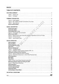 M34C02-RMB6TG Datasheet Page 2