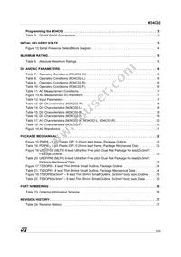 M34C02-RMB6TG Datasheet Page 3