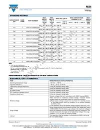M34C106K125BZSS Datasheet Page 3