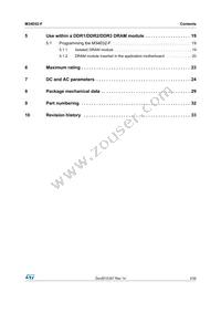 M34E02-FMB1TG Datasheet Page 3