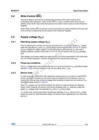 M34E02-FMB1TG Datasheet Page 9