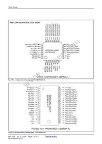 M37542F4GP#U0 Datasheet Page 4