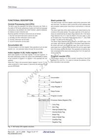 M37542F8GP#U0 Datasheet Page 15