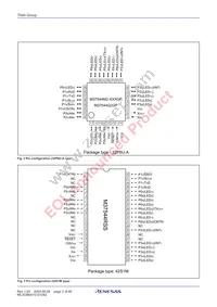 M37544G2SP Datasheet Page 4