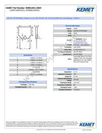 M39014/01-1593V Datasheet Cover