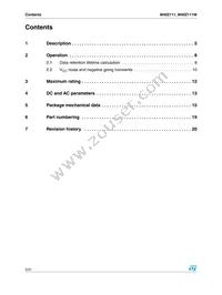 M40Z111WMH6E Datasheet Page 2