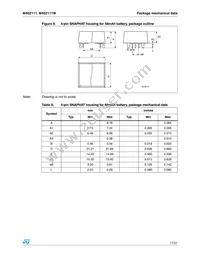 M40Z111WMH6E Datasheet Page 17