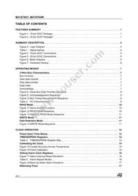 M41ST84WMQ6F Datasheet Page 2