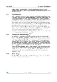M41T00AUDD1F Datasheet Page 17