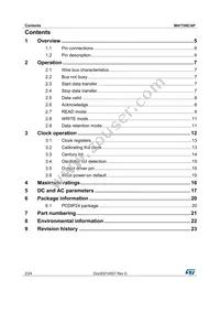 M41T00CAPPC1 Datasheet Page 2