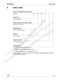 M41T00SC64MY6E Datasheet Page 17