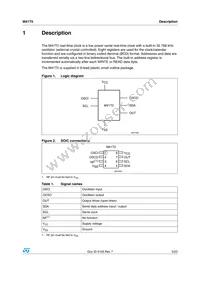 M41T0DS6F Datasheet Page 5
