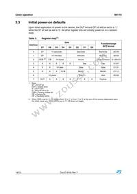M41T0DS6F Datasheet Page 14