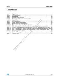 M41T11MH6E Datasheet Page 3