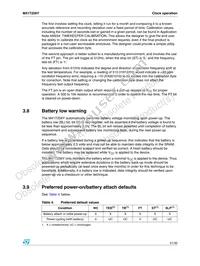 M41T256YMH7F Datasheet Page 21